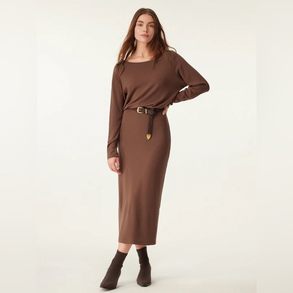 OGL Relaxed Boatneck Midi Dress medium - Picture 1 of 4